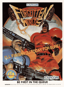 Forgotten Worlds | Mesin Arked | Main permainan retro dalam talian secara percuma, Main permainan pelagak dalam talian secara percuma