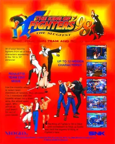 The King of Fighters '98 | Atari Salonu | Retro oyunları ücretsiz çevrimiçi oynayın, Emülatör oyunlarını ücretsiz çevrimiçi oynayın