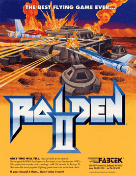Raiden II | Atari Salonu | Retro oyunları ücretsiz çevrimiçi oynayın, Emülatör oyunlarını ücretsiz çevrimiçi oynayın