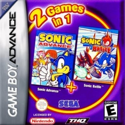 2 Oyun 1 Arada: Sonic Advance + Sonic Battle | Game Boy Advance | Retro oyunları ücretsiz çevrimiçi oynayın, Emülatör oyunlarını ücretsiz çevrimiçi oynayın