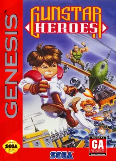 Gunstar Heroes | Sega Mega Drive | Retro oyunları ücretsiz çevrimiçi oynayın, Emülatör oyunlarını ücretsiz çevrimiçi oynayın
