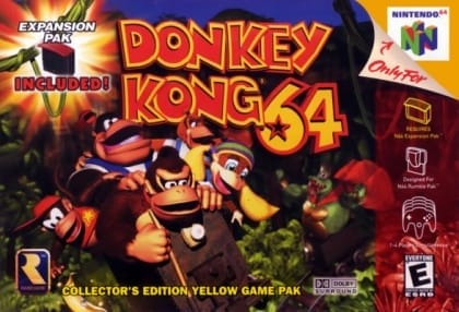 Donkey Kong 64 | Nintendo 64 | Retro oyunları ücretsiz çevrimiçi oynayın, Emülatör oyunlarını ücretsiz çevrimiçi oynayın