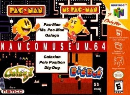Namco Museum 64 | Nintendo 64 | Retro oyunları ücretsiz çevrimiçi oynayın, Emülatör oyunlarını ücretsiz çevrimiçi oynayın