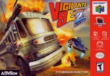Vigilante 8: 2nd Offense | Nintendo 64 | Retro oyunları ücretsiz çevrimiçi oynayın, Emülatör oyunlarını ücretsiz çevrimiçi oynayın