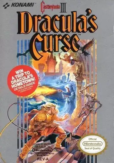 Castlevania III: Dracula'nın Laneti | NES/Famicom | Retro oyunları ücretsiz çevrimiçi oynayın, Emülatör oyunlarını ücretsiz çevrimiçi oynayın