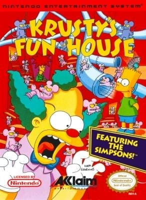 Krusty'nin Eğlence Evi | NES/Famicom | Retro oyunları ücretsiz çevrimiçi oynayın, Emülatör oyunlarını ücretsiz çevrimiçi oynayın