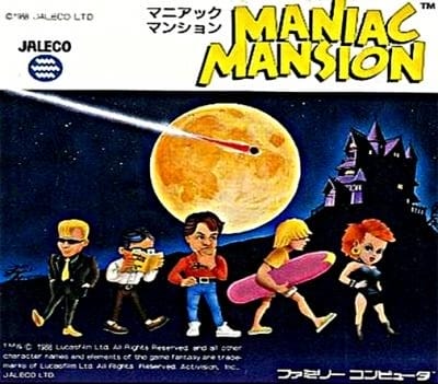 Maniac Mansion | NES/Famicom | Retro oyunları ücretsiz çevrimiçi oynayın, Emülatör oyunlarını ücretsiz çevrimiçi oynayın