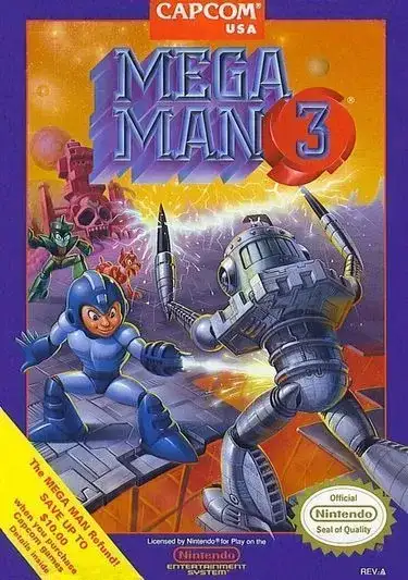 Mega Man 3 | NES/Famicom | Retro oyunları ücretsiz çevrimiçi oynayın, Emülatör oyunlarını ücretsiz çevrimiçi oynayın