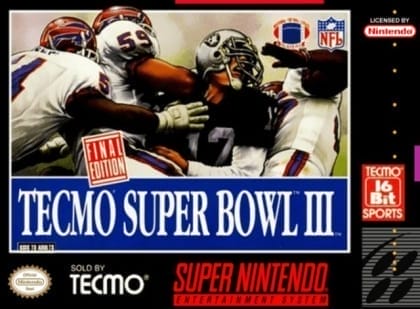 Tecmo Super Bowl III: Final Edition | Super Nintendo | Retro oyunları ücretsiz çevrimiçi oynayın, Emülatör oyunlarını ücretsiz çevrimiçi oynayın