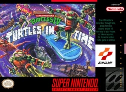 Genç Mutant Ninja Kaplumbağalar IV: Zamanda Kaplumbağalar | Super Nintendo | Retro oyunları ücretsiz çevrimiçi oynayın, Emülatör oyunlarını ücretsiz çevrimiçi oynayın